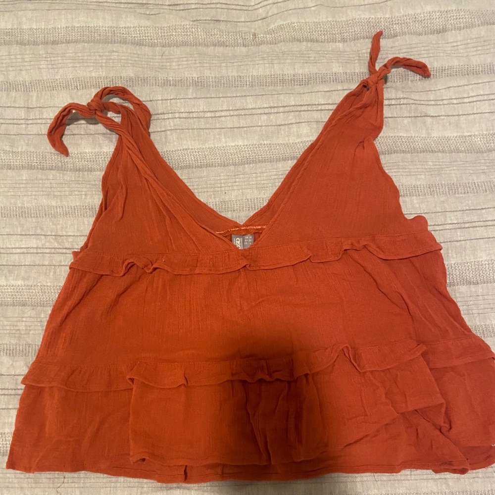 ASOS Ruffled crop top